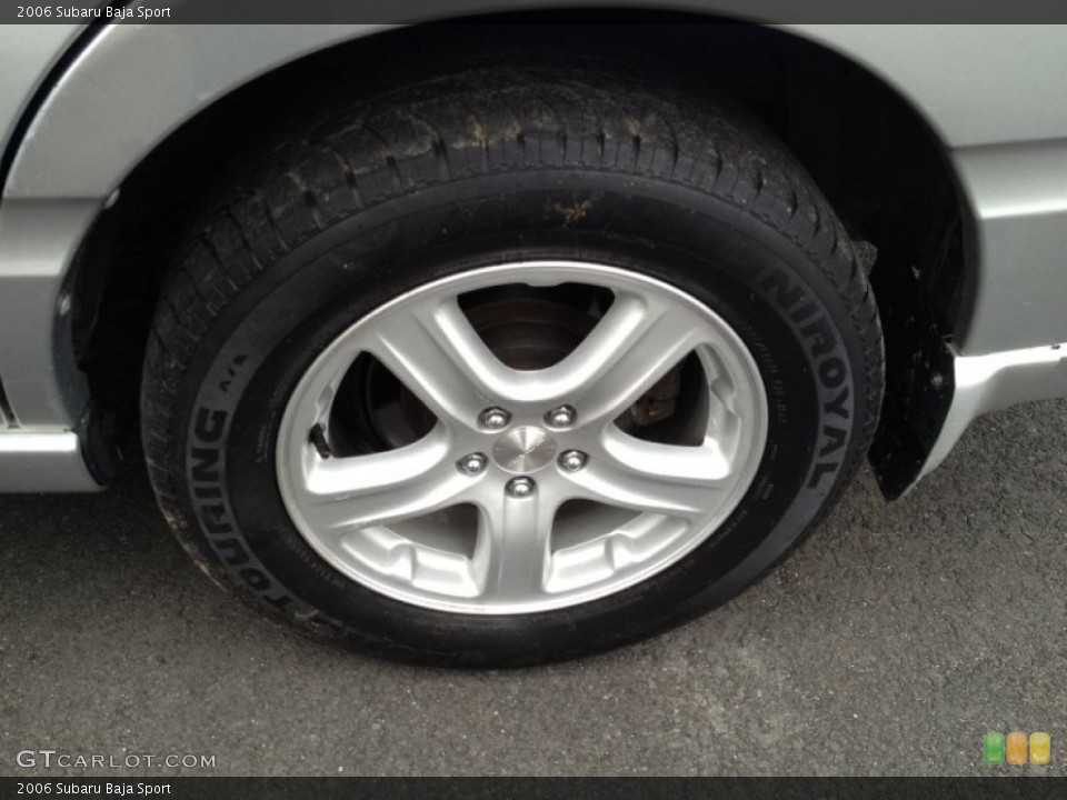 2006 Subaru Baja Sport Wheel and Tire Photo #77843001