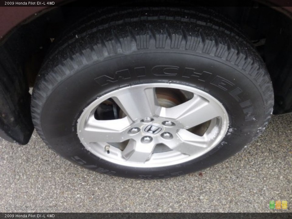 2009 Honda Pilot EX-L 4WD Wheel and Tire Photo #77845986