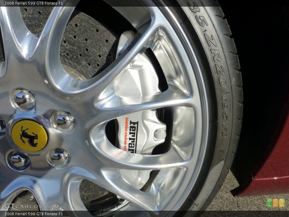 2008 Ferrari 599 GTB Fiorano F1 Wheel and Tire Photo #77847386