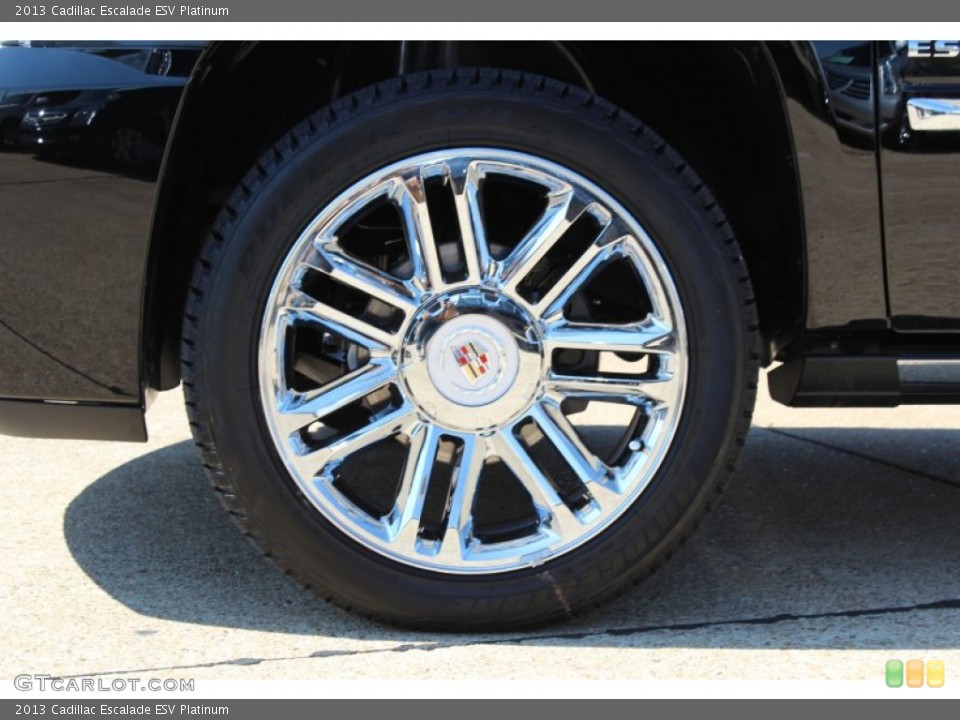 2013 Cadillac Escalade ESV Platinum Wheel and Tire Photo #77847690
