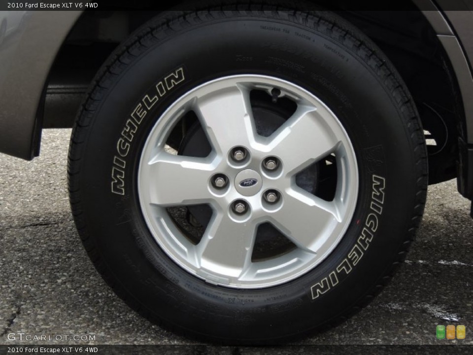 2010 Ford Escape XLT V6 4WD Wheel and Tire Photo #77848255
