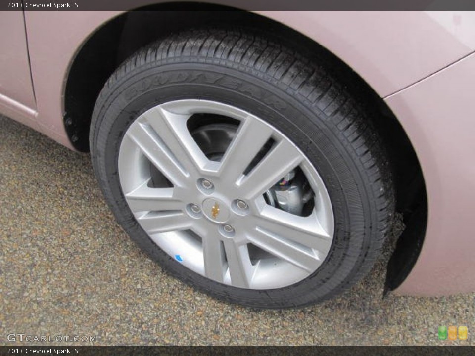 2013 Chevrolet Spark LS Wheel and Tire Photo #77849601