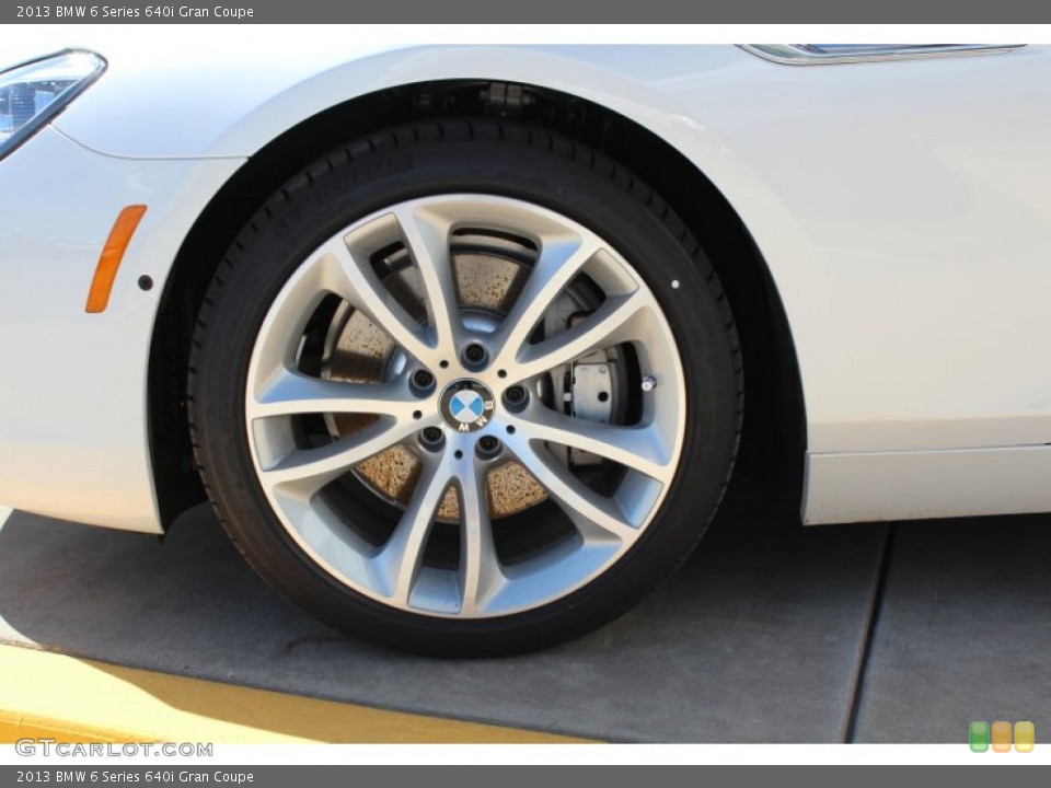 2013 BMW 6 Series 640i Gran Coupe Wheel and Tire Photo #77850774