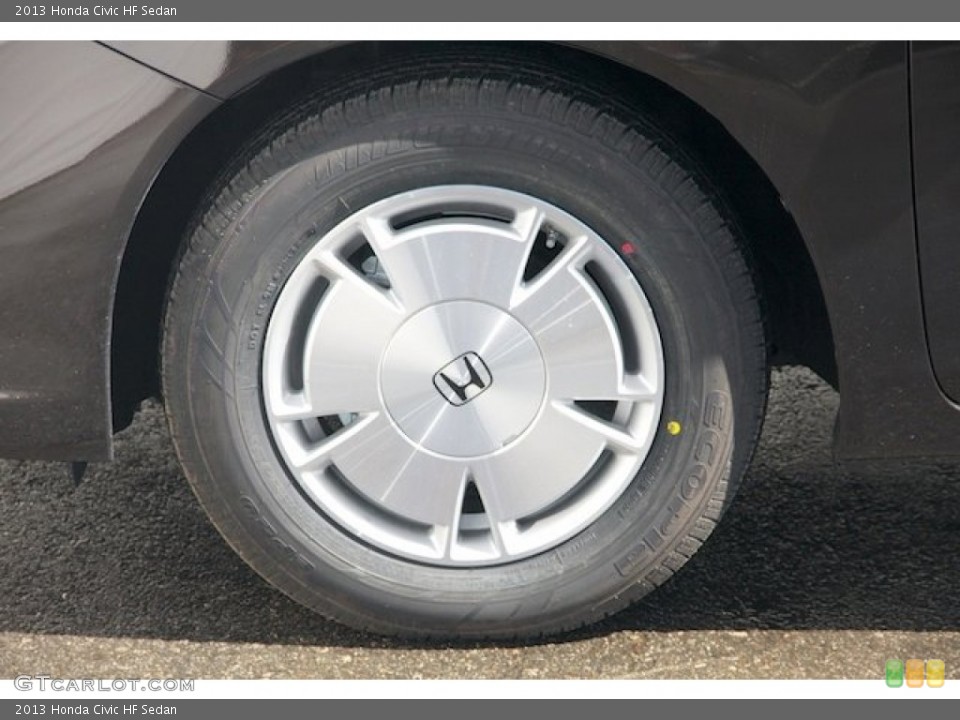 2013 Honda Civic HF Sedan Wheel and Tire Photo #77850863