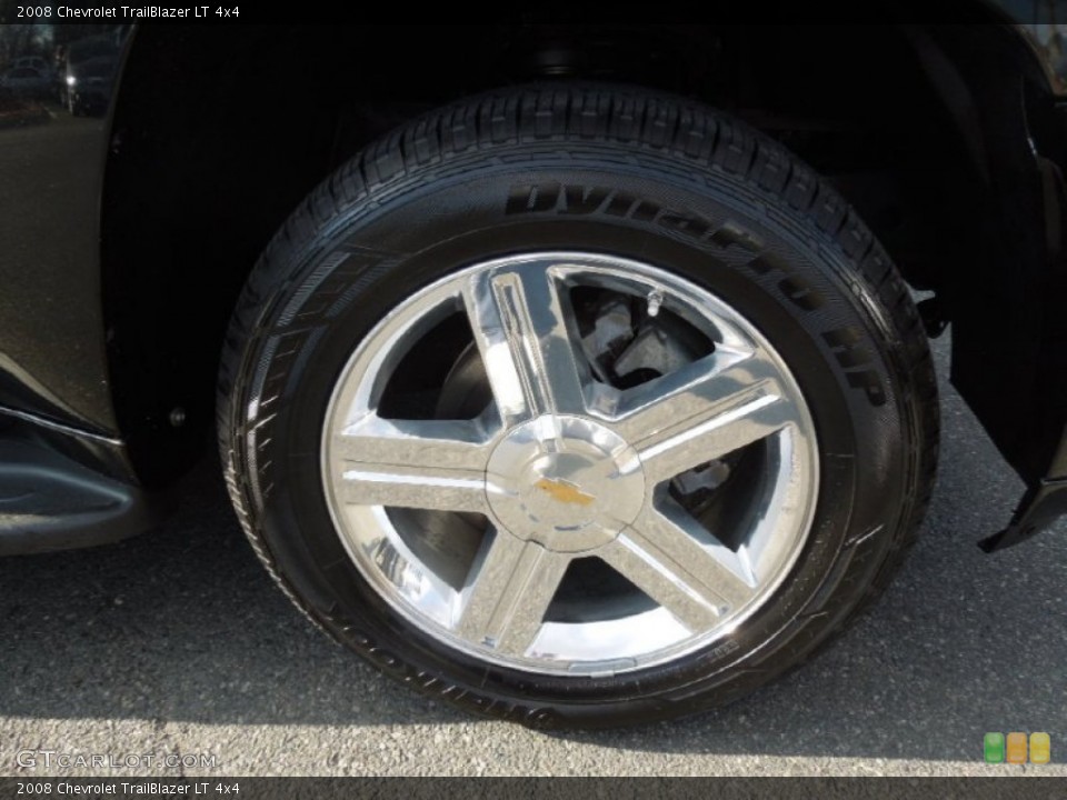 2008 Chevrolet TrailBlazer LT 4x4 Wheel and Tire Photo #77851045