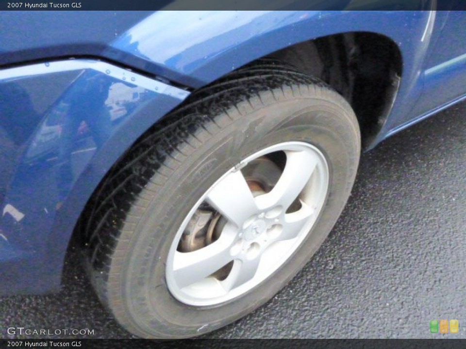 2007 Hyundai Tucson GLS Wheel and Tire Photo #77852424