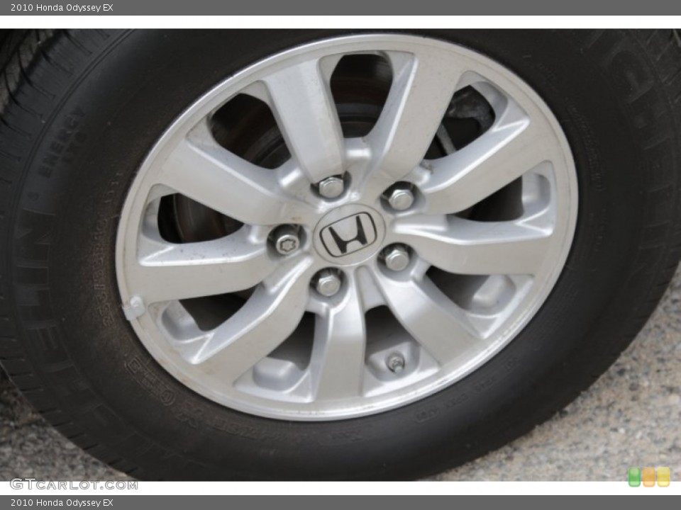 2010 Honda Odyssey EX Wheel and Tire Photo #77853684