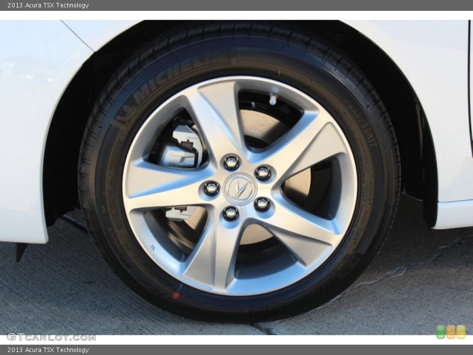2013 Acura TSX Technology Wheel and Tire Photo #77855980