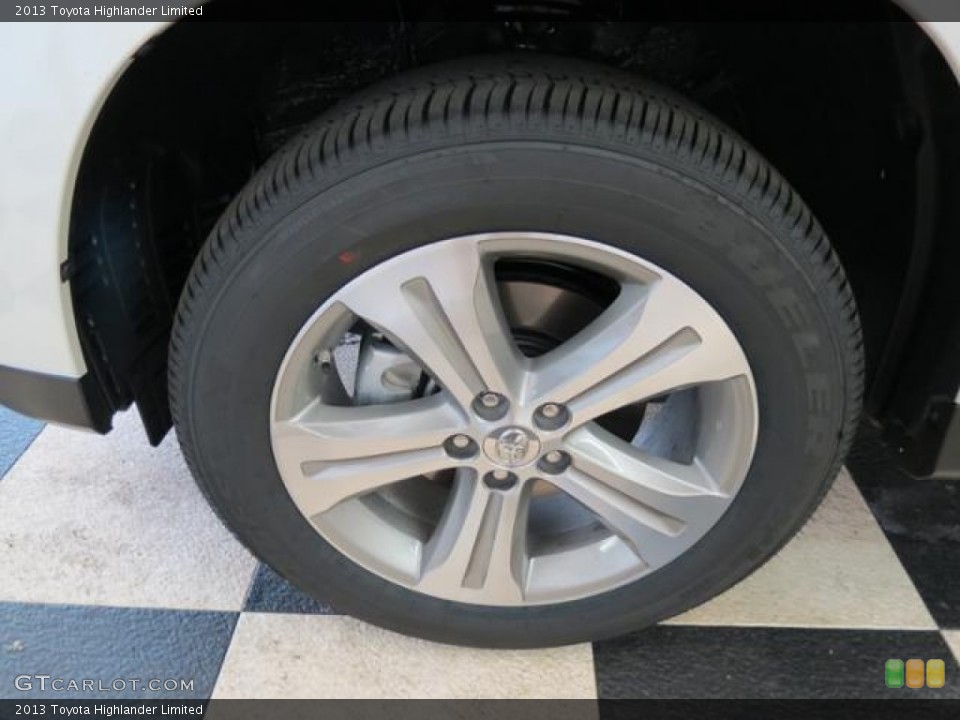 2013 Toyota Highlander Limited Wheel and Tire Photo #77859362