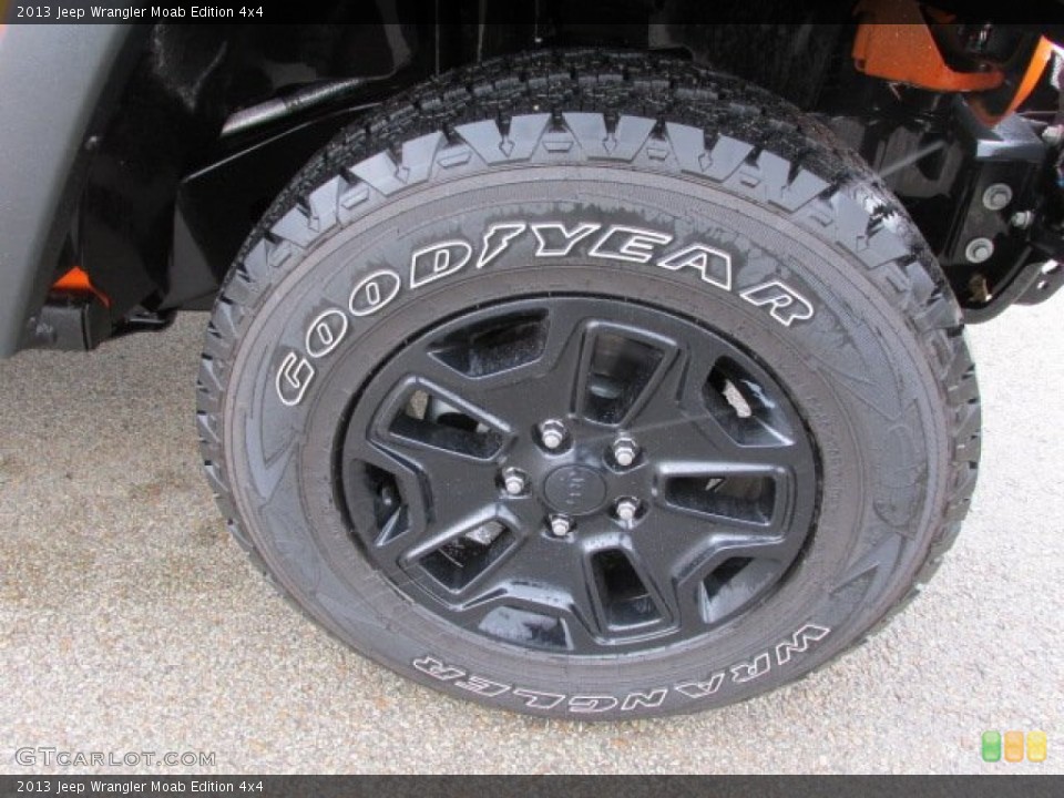 2013 Jeep Wrangler Moab Edition 4x4 Wheel and Tire Photo #77861268