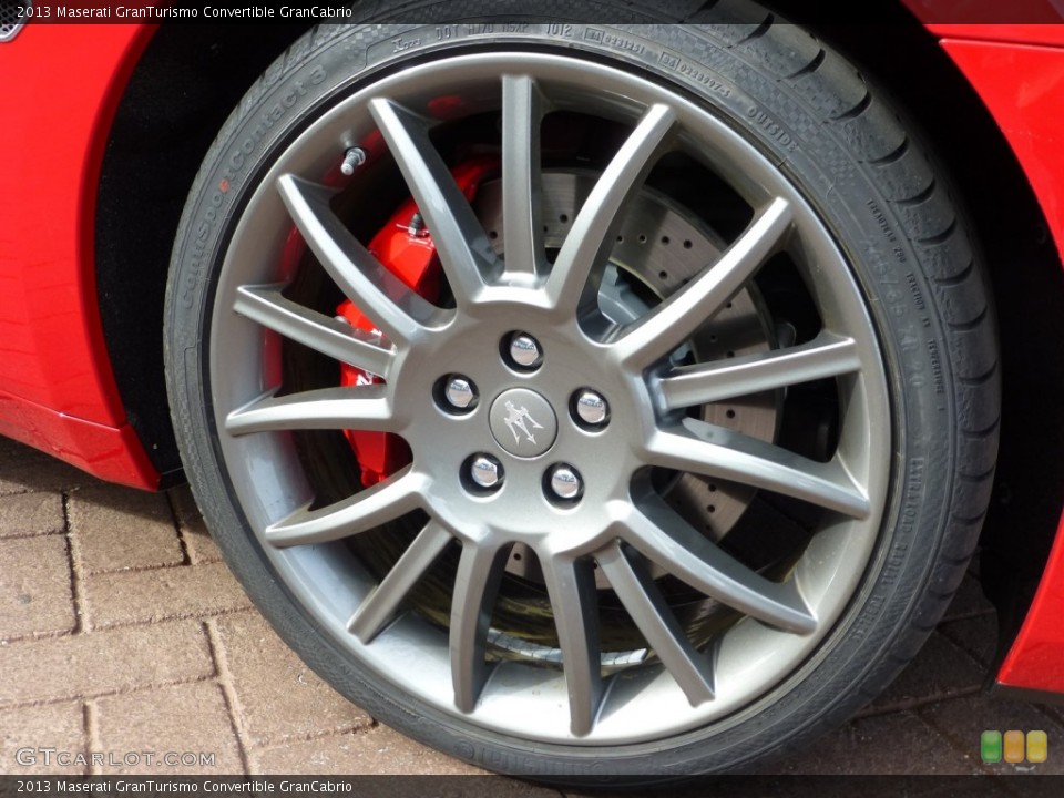 2013 Maserati GranTurismo Convertible GranCabrio Wheel and Tire Photo #77863386