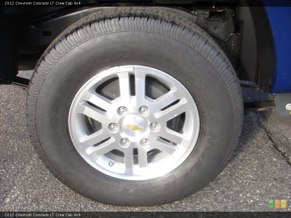 2012 Chevrolet Colorado LT Crew Cab 4x4 Wheel and Tire Photo #77864268