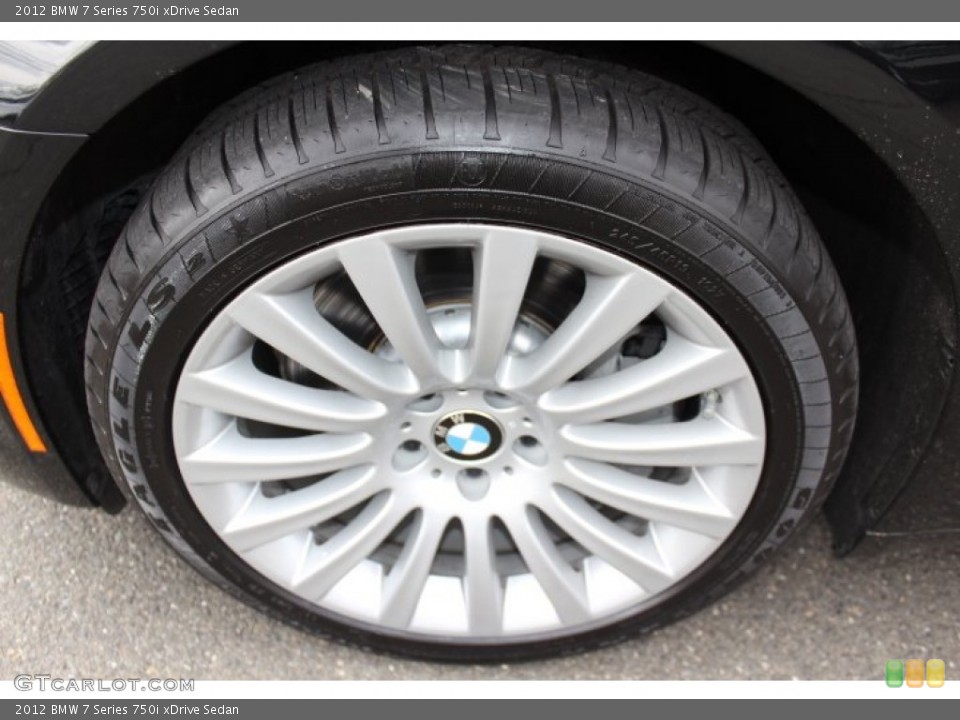 2012 BMW 7 Series 750i xDrive Sedan Wheel and Tire Photo #77868178