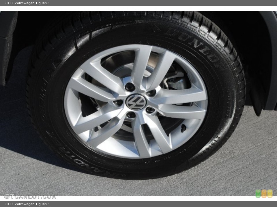 2013 Volkswagen Tiguan S Wheel and Tire Photo #77869036