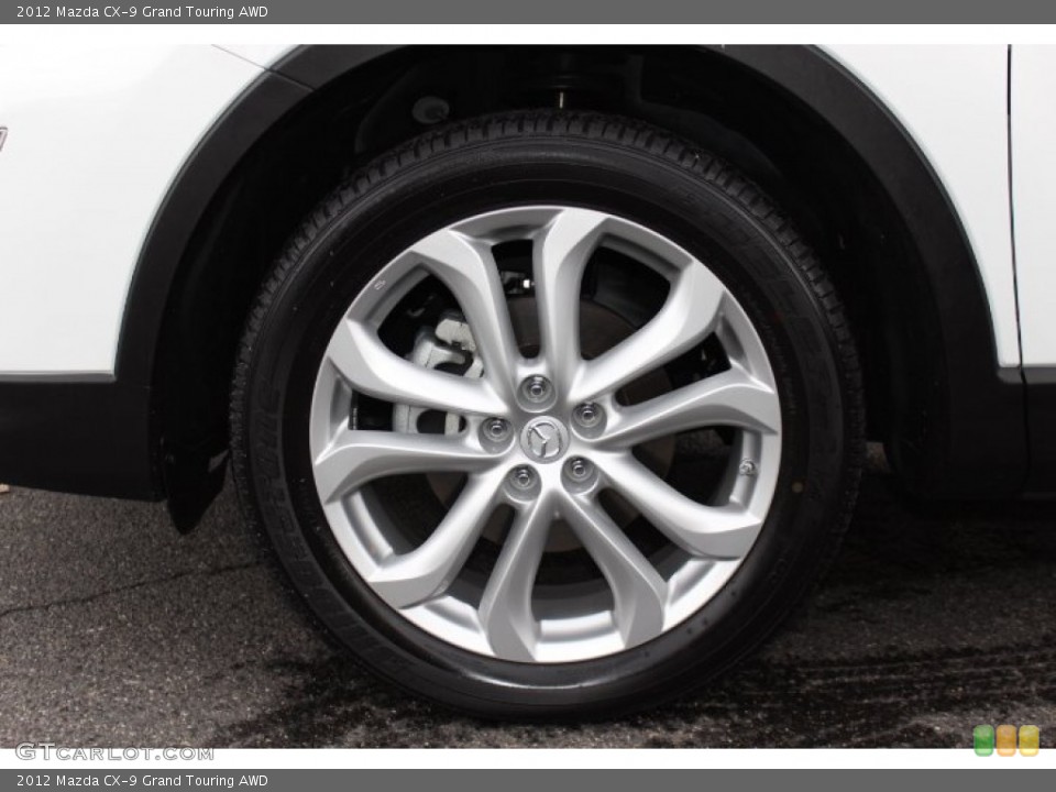 2012 Mazda CX-9 Grand Touring AWD Wheel and Tire Photo #77873906