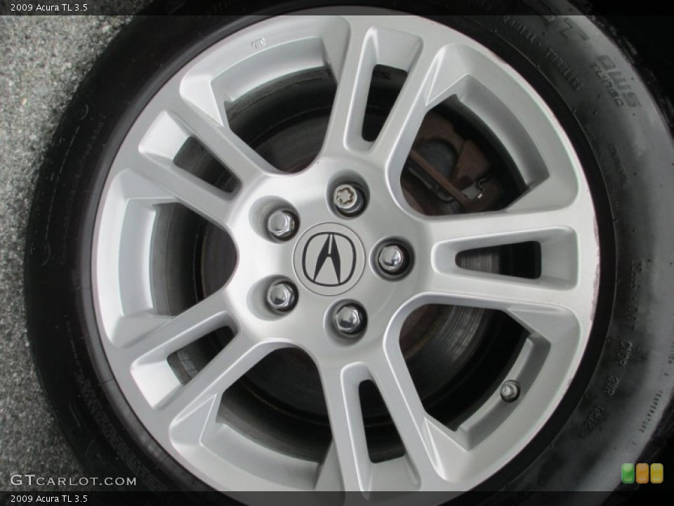 2009 Acura TL 3.5 Wheel and Tire Photo #77877933