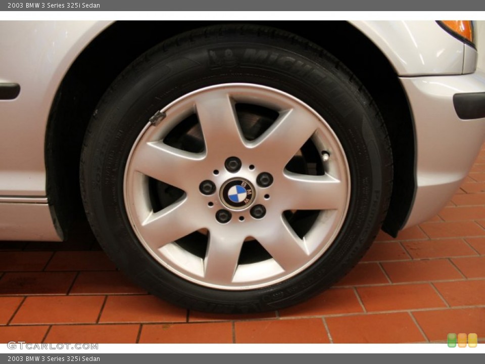 2003 BMW 3 Series 325i Sedan Wheel and Tire Photo #77878344