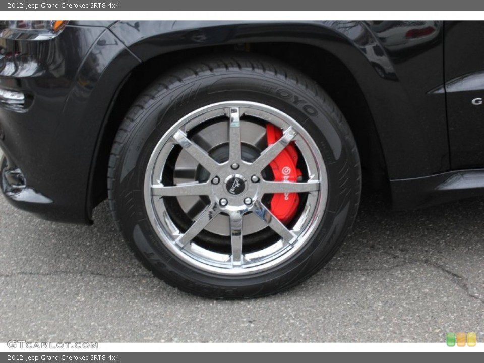 2012 Jeep Grand Cherokee Custom Wheel and Tire Photo #77879199