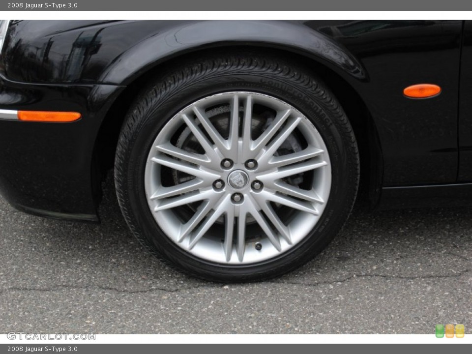 2008 Jaguar S-Type 3.0 Wheel and Tire Photo #77881068