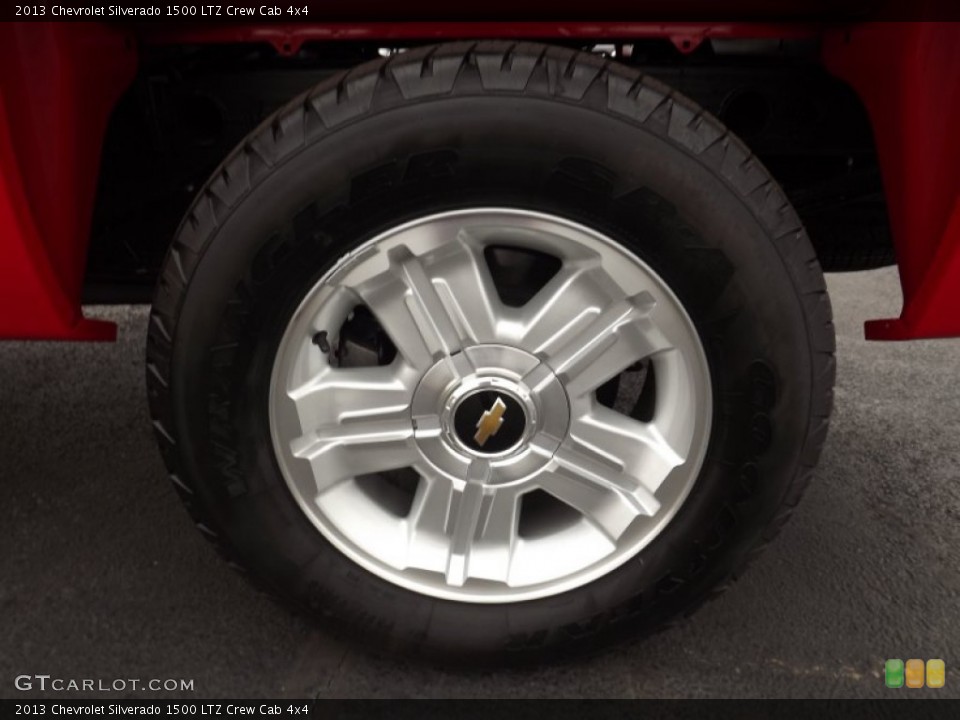 2013 Chevrolet Silverado 1500 LTZ Crew Cab 4x4 Wheel and Tire Photo #77887570