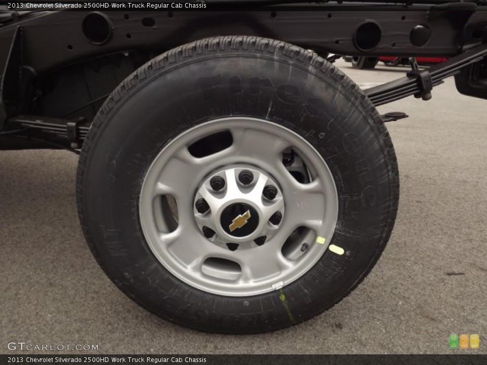 2013 Chevrolet Silverado 2500HD Work Truck Regular Cab Chassis Wheel and Tire Photo #77888112