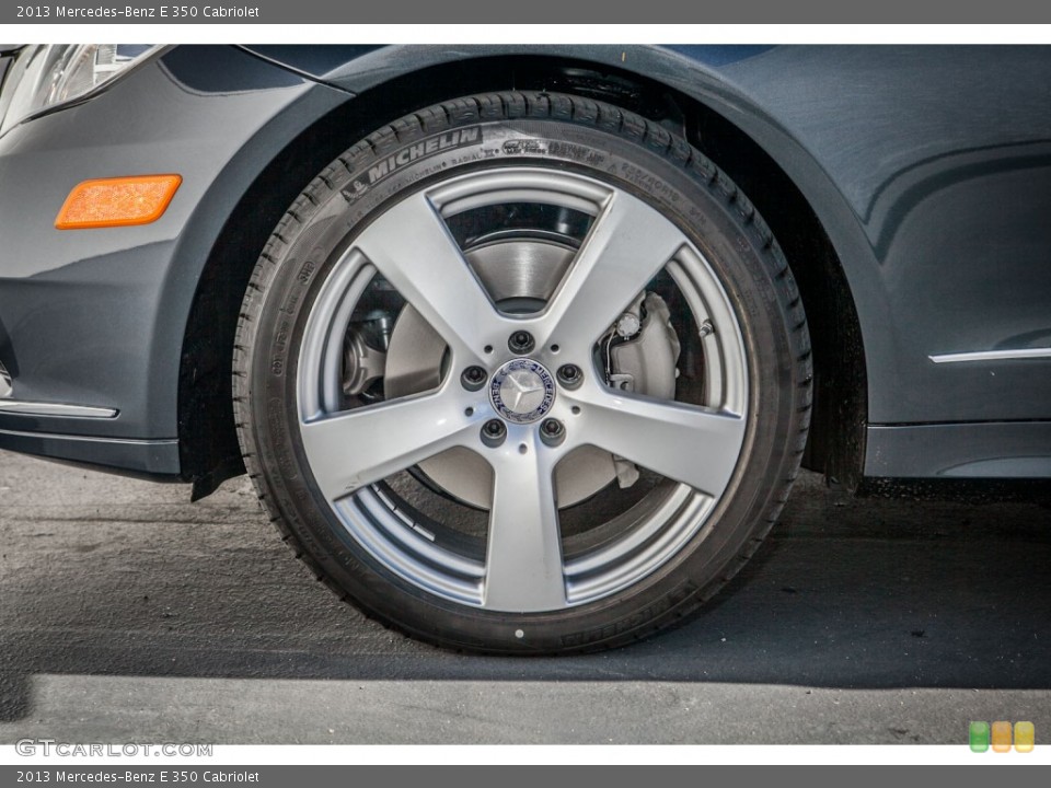 2013 Mercedes-Benz E 350 Cabriolet Wheel and Tire Photo #77893486