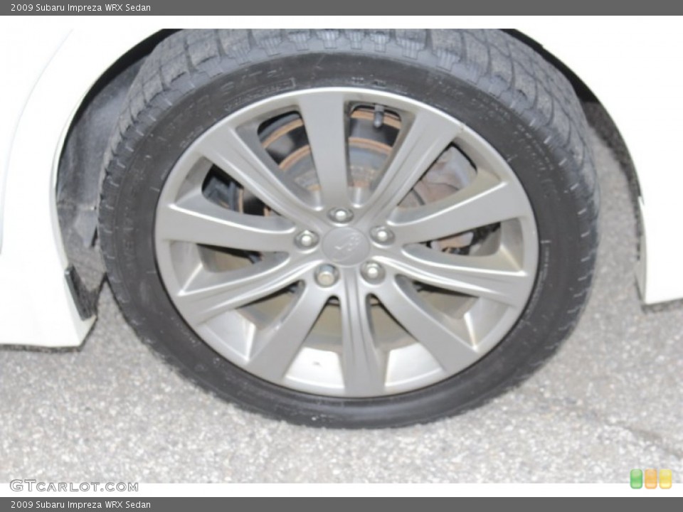 2009 Subaru Impreza WRX Sedan Wheel and Tire Photo #77895839