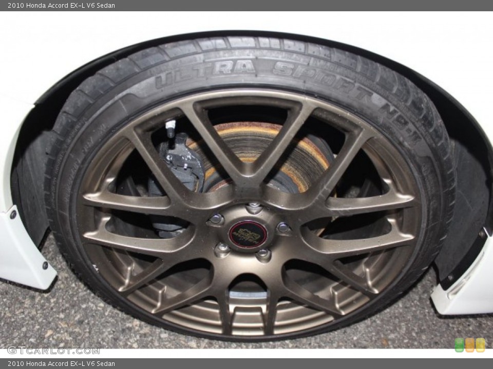 2010 Honda Accord Custom Wheel and Tire Photo #77899492