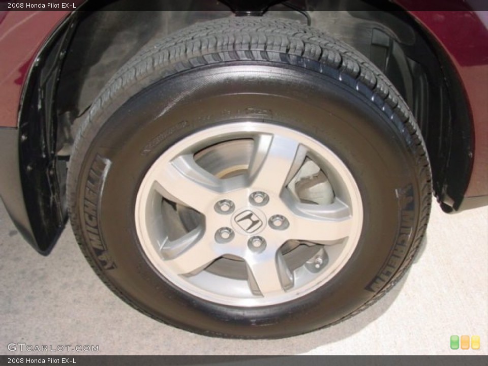 2008 Honda Pilot EX-L Wheel and Tire Photo #77900029