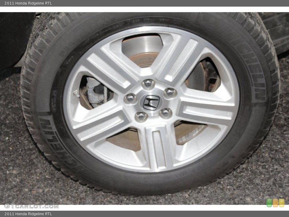 2011 Honda Ridgeline RTL Wheel and Tire Photo #77900317
