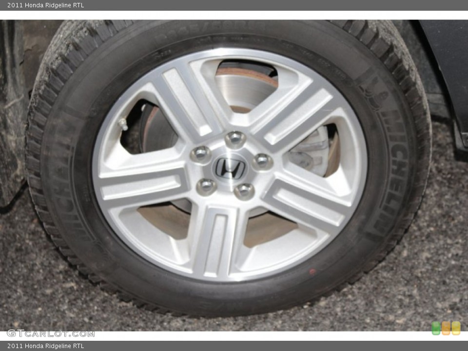2011 Honda Ridgeline RTL Wheel and Tire Photo #77900333