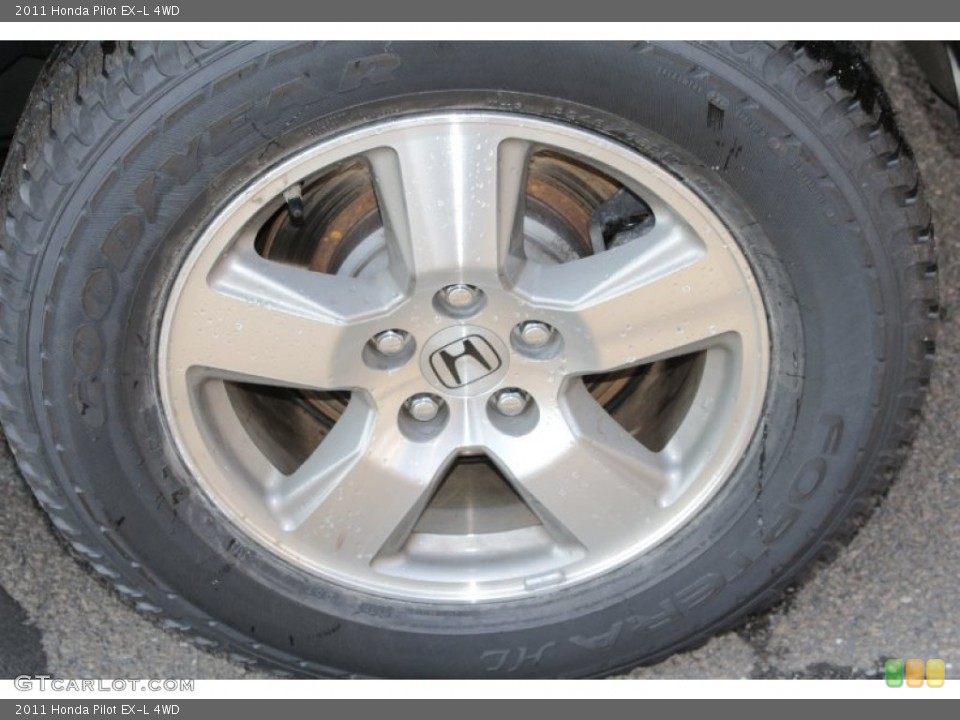 2011 Honda Pilot EX-L 4WD Wheel and Tire Photo #77902918