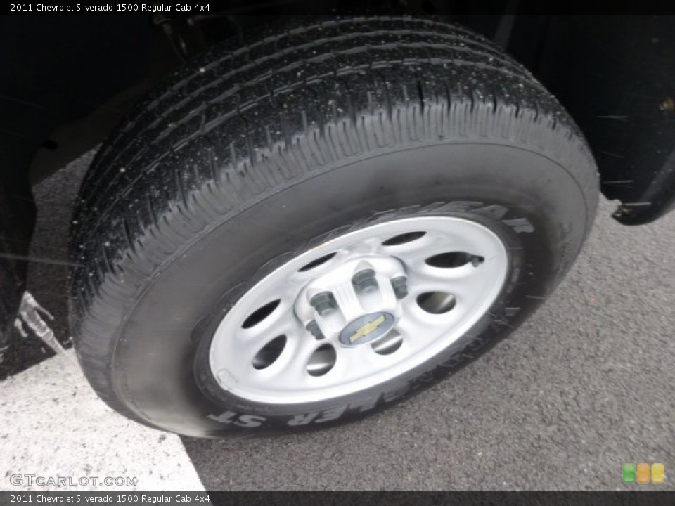 2011 Chevrolet Silverado 1500 Regular Cab 4x4 Wheel and Tire Photo #77904724