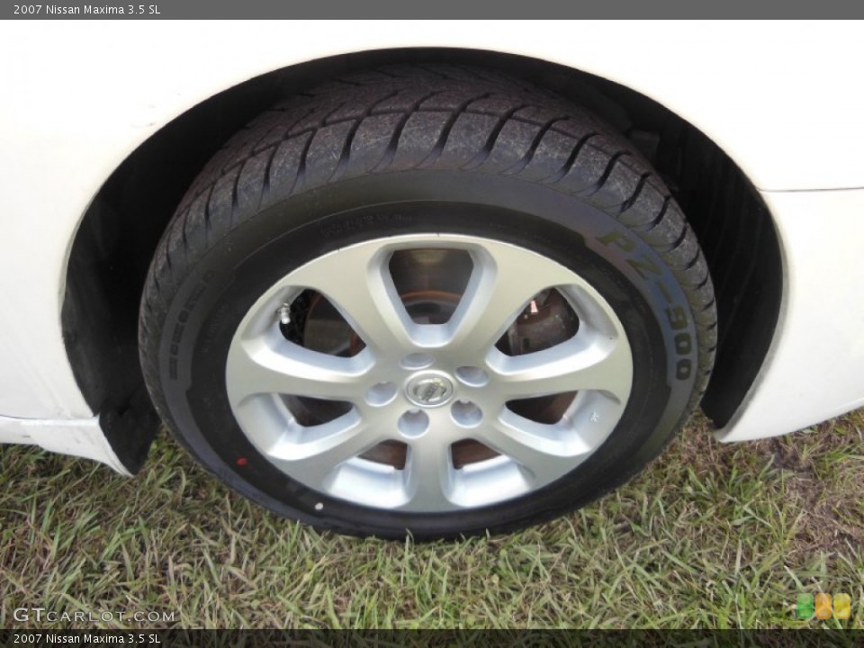 2007 Nissan Maxima 3.5 SL Wheel and Tire Photo #77906025