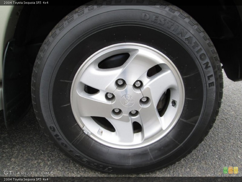 2004 Toyota Sequoia SR5 4x4 Wheel and Tire Photo #77910566