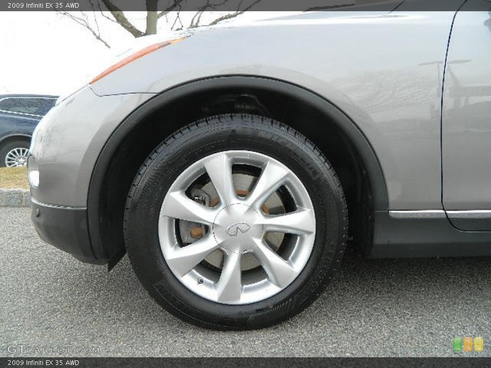 2009 Infiniti EX 35 AWD Wheel and Tire Photo #77916302