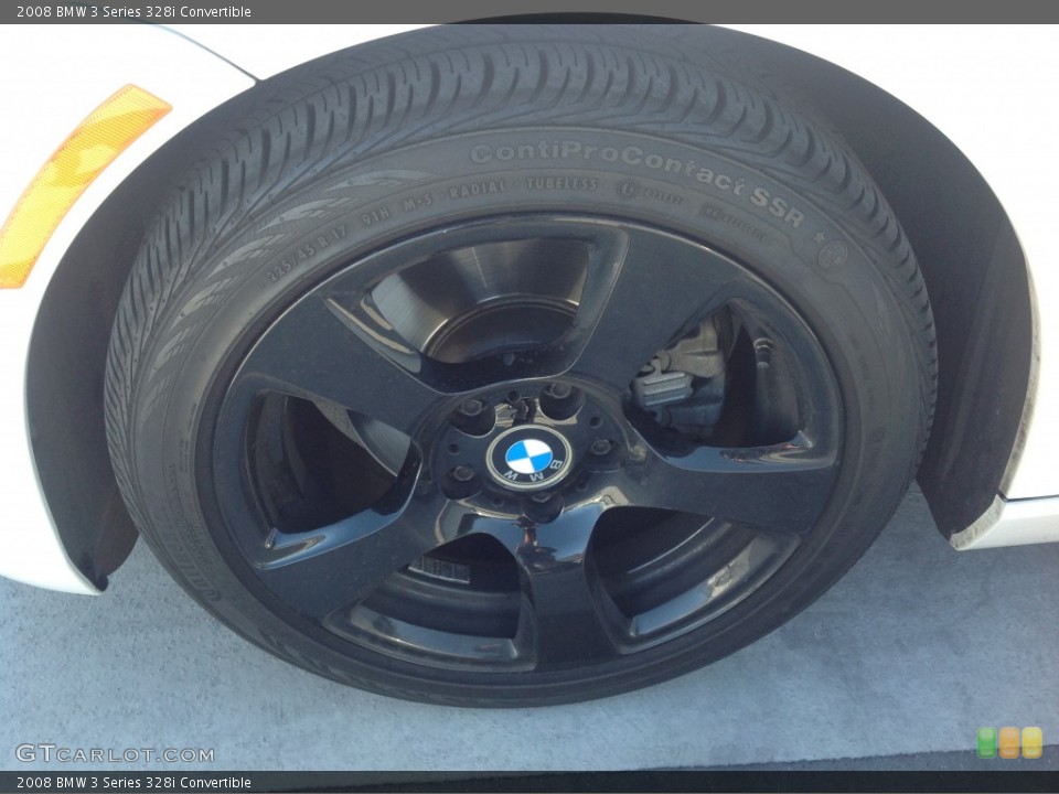 2008 BMW 3 Series 328i Convertible Wheel and Tire Photo #77916568