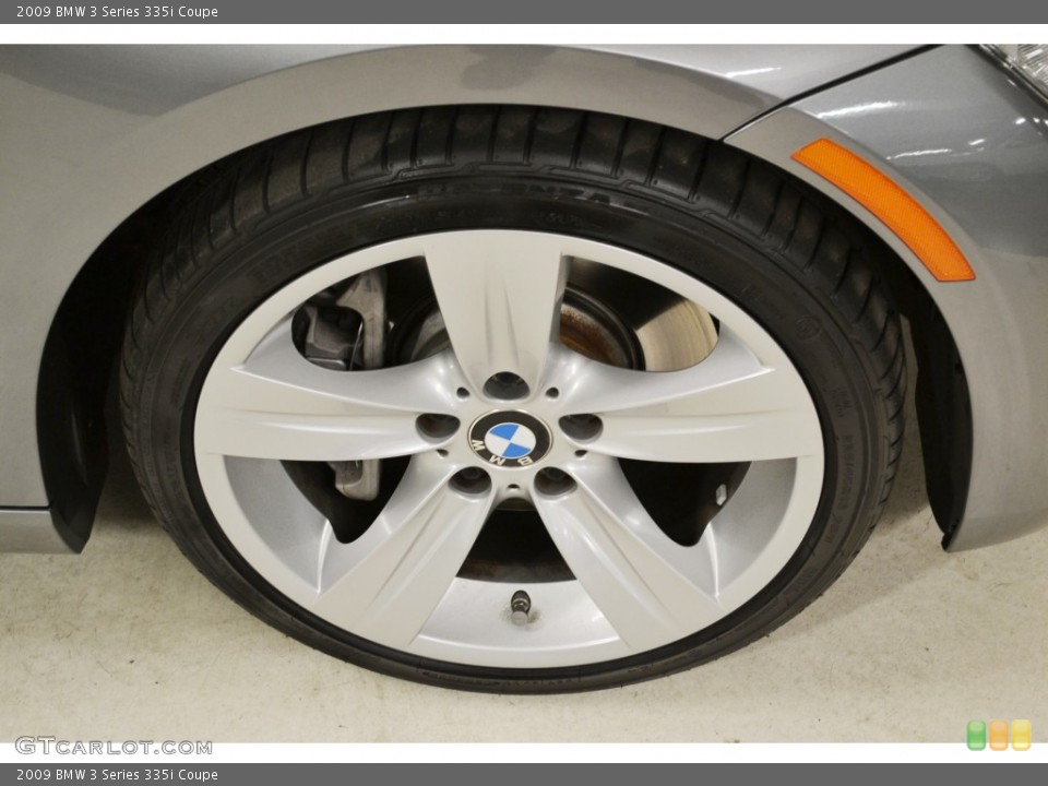 2009 BMW 3 Series 335i Coupe Wheel and Tire Photo #77918149