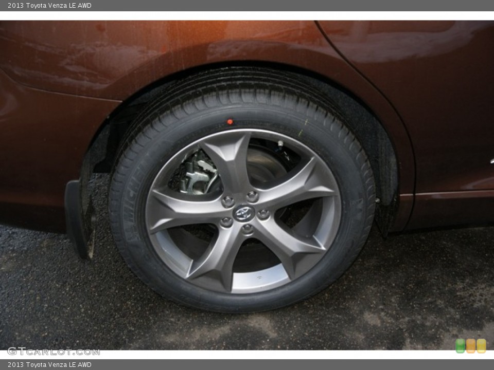 2013 Toyota Venza LE AWD Wheel and Tire Photo #77918740