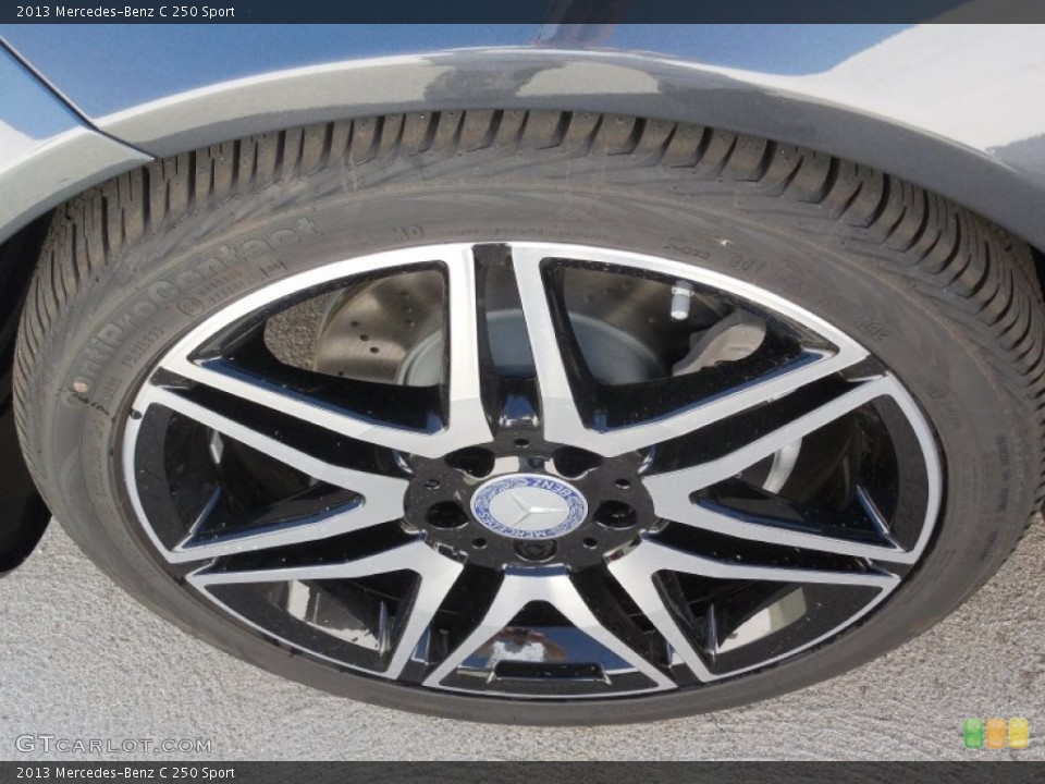 2013 Mercedes-Benz C 250 Sport Wheel and Tire Photo #77921923