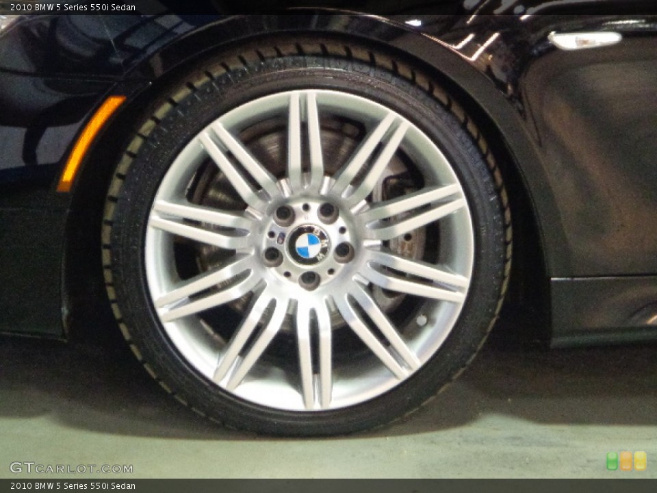 2010 BMW 5 Series 550i Sedan Wheel and Tire Photo #77922493