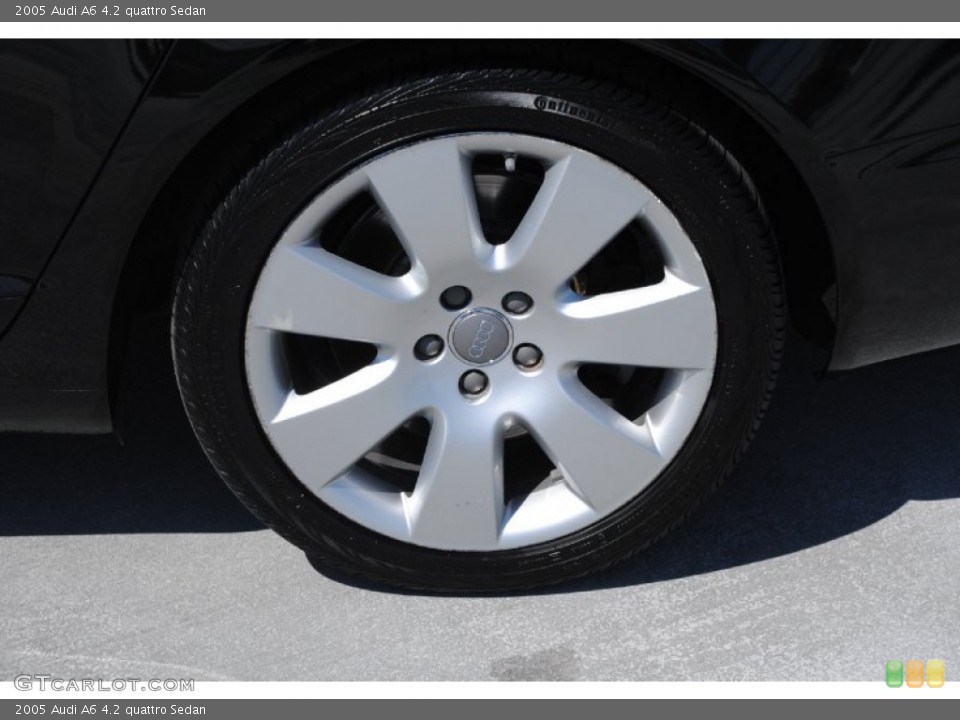 2005 Audi A6 4.2 quattro Sedan Wheel and Tire Photo #77926756