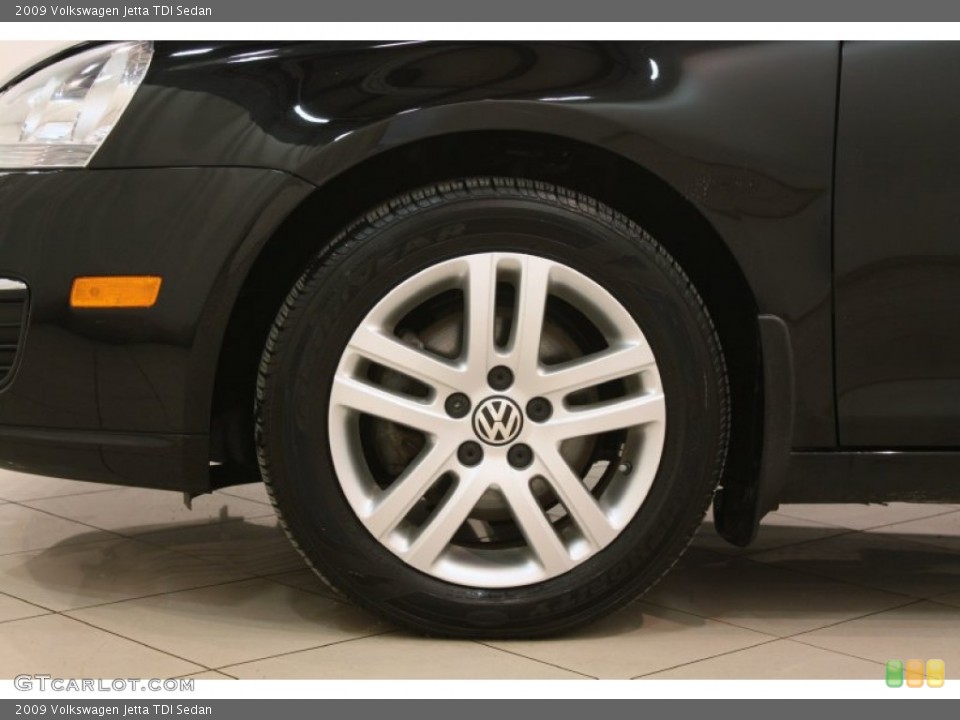 2009 Volkswagen Jetta TDI Sedan Wheel and Tire Photo #77927331