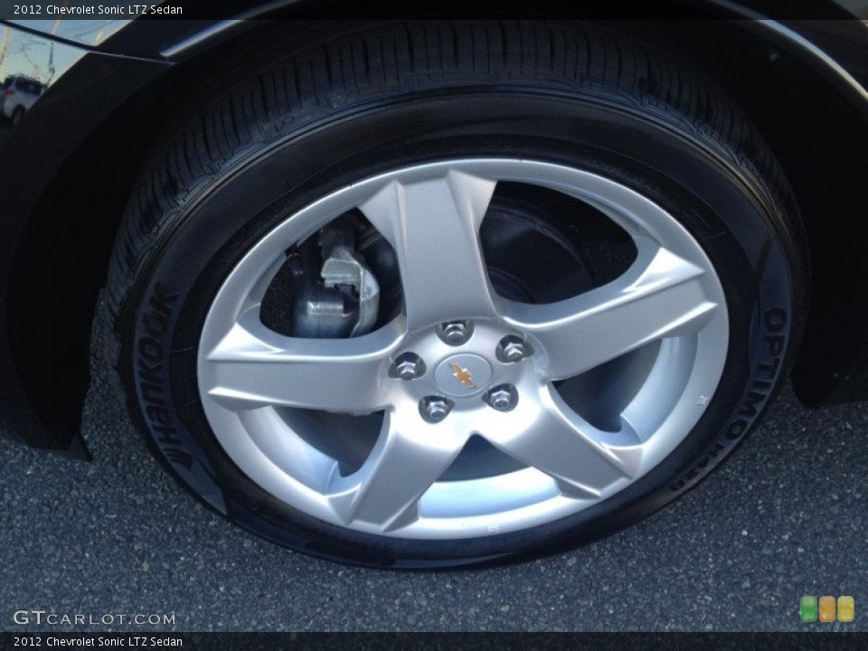 2012 Chevrolet Sonic LTZ Sedan Wheel and Tire Photo #77929475
