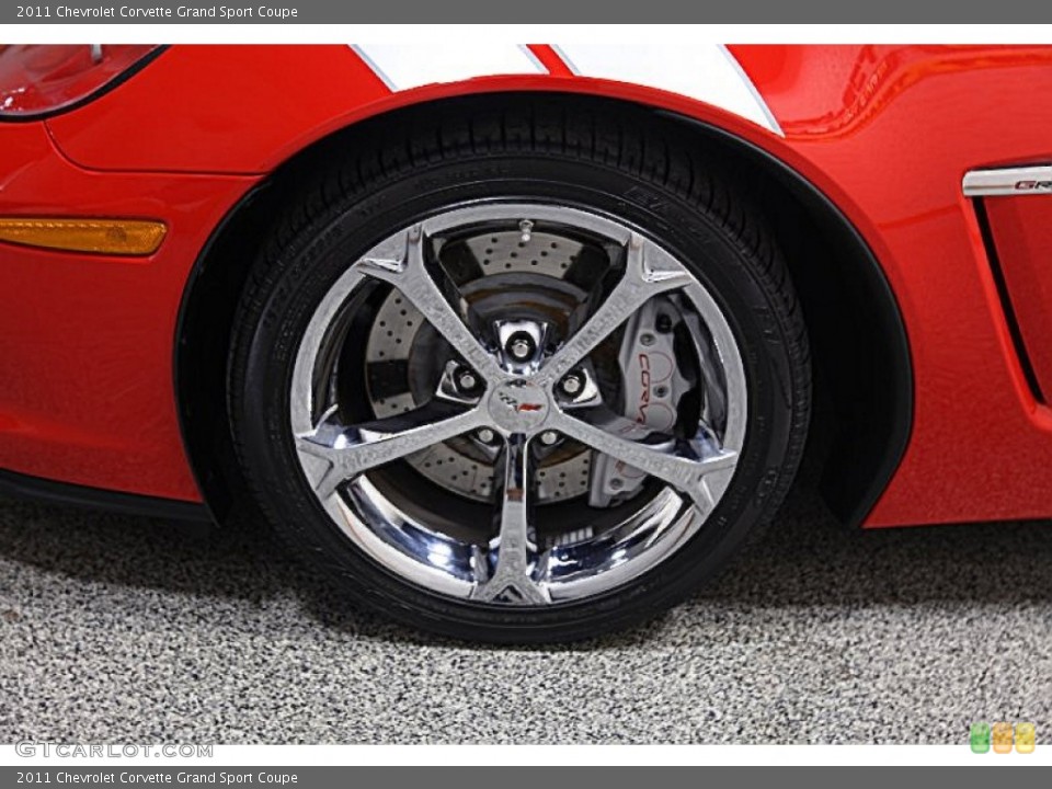 2011 Chevrolet Corvette Grand Sport Coupe Wheel and Tire Photo #77932419