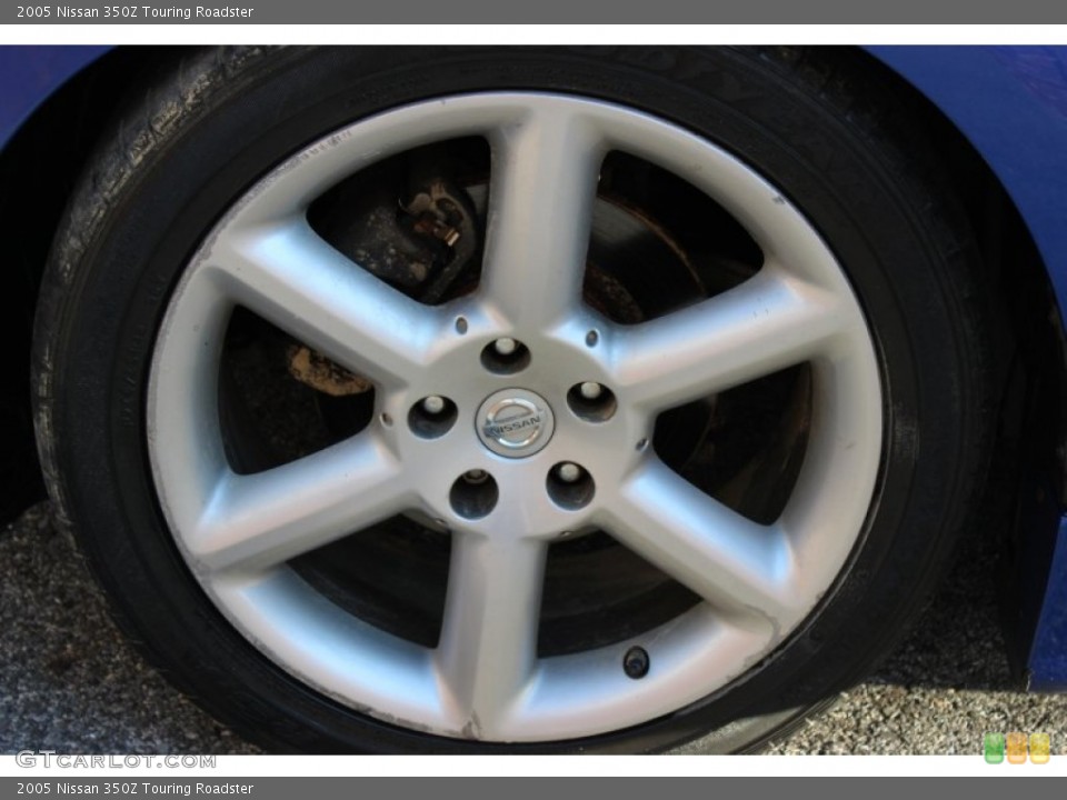 2005 Nissan 350Z Touring Roadster Wheel and Tire Photo #77936506