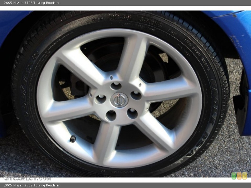 2005 Nissan 350Z Touring Roadster Wheel and Tire Photo #77936526