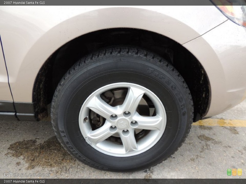 2007 Hyundai Santa Fe GLS Wheel and Tire Photo #77936762