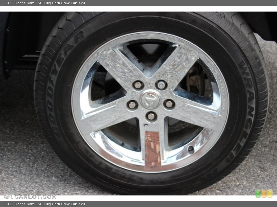 2012 Dodge Ram 1500 Big Horn Crew Cab 4x4 Wheel and Tire Photo #77937660