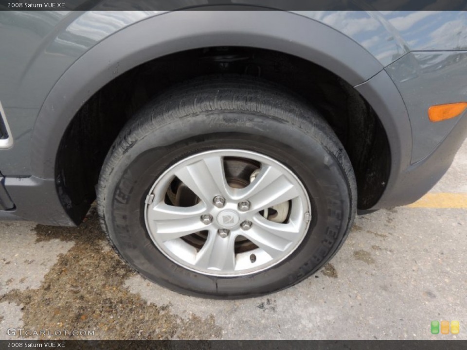 2008 Saturn VUE XE Wheel and Tire Photo #77940125